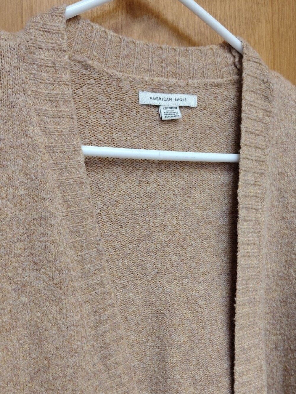 American Eagle Outfitters Tan Open-Front Cardigan - Picture 4 of 11